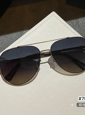 2025爆款飞行员双梁大框偏光墨镜