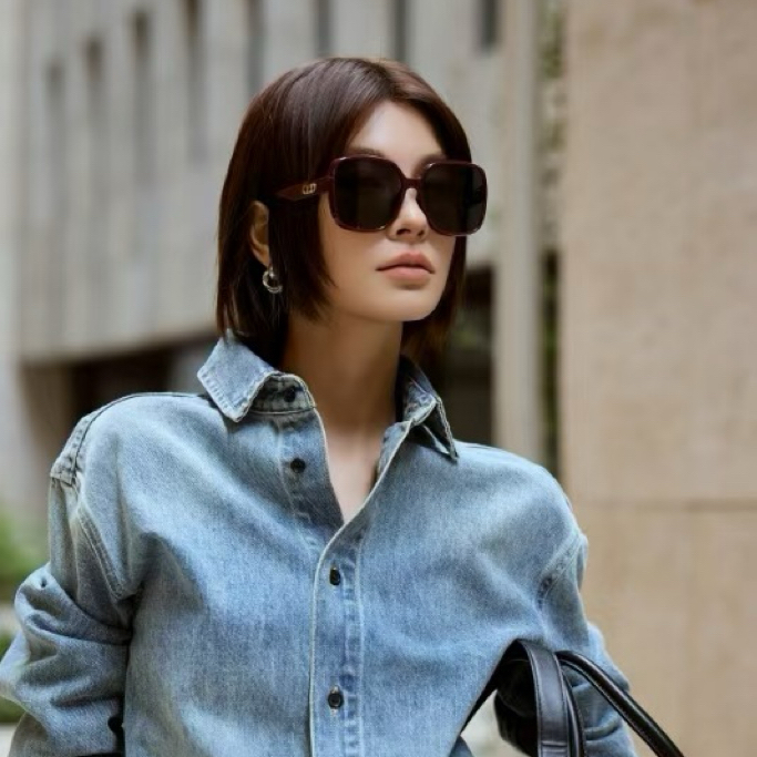 2025年新款韩版轻奢复古偏光墨镜