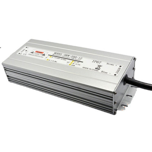 24V200W防水电源铝壳防水防潮防雨灯条灯带灯箱恒压IP67开关电源