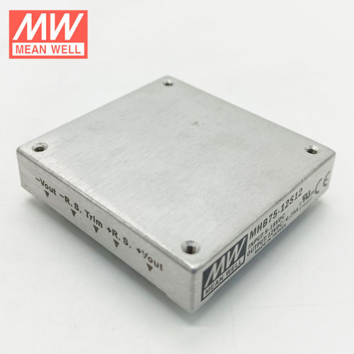 明纬MHB75直流转直流75W开关电源模块12V24V48V转S05/S12/S24