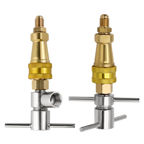 冰箱加氟充氟快接工具1/4" 冰箱快速接头加雪种清洗疏通