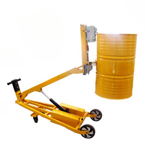 曲臂油桶吊臂车Oil Drum Lifter鹰嘴油桶升高车电动油桶堆高车