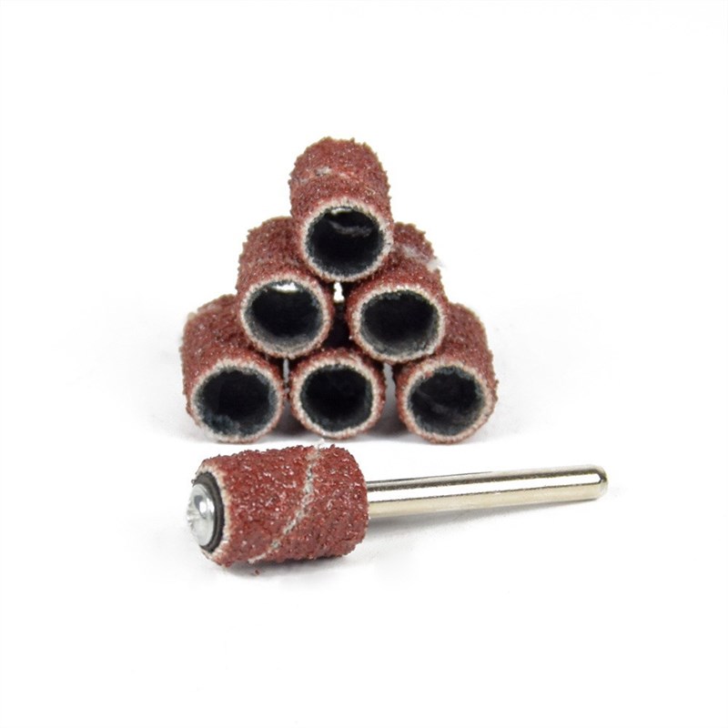 252件套砂纸圈打磨头 砂纸卷金属除锈抛光 轮文玩DIY模型