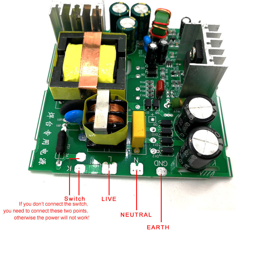 电烙铁电源板t12-oled/led焊台电源diy工具配件24v4.足功率图片