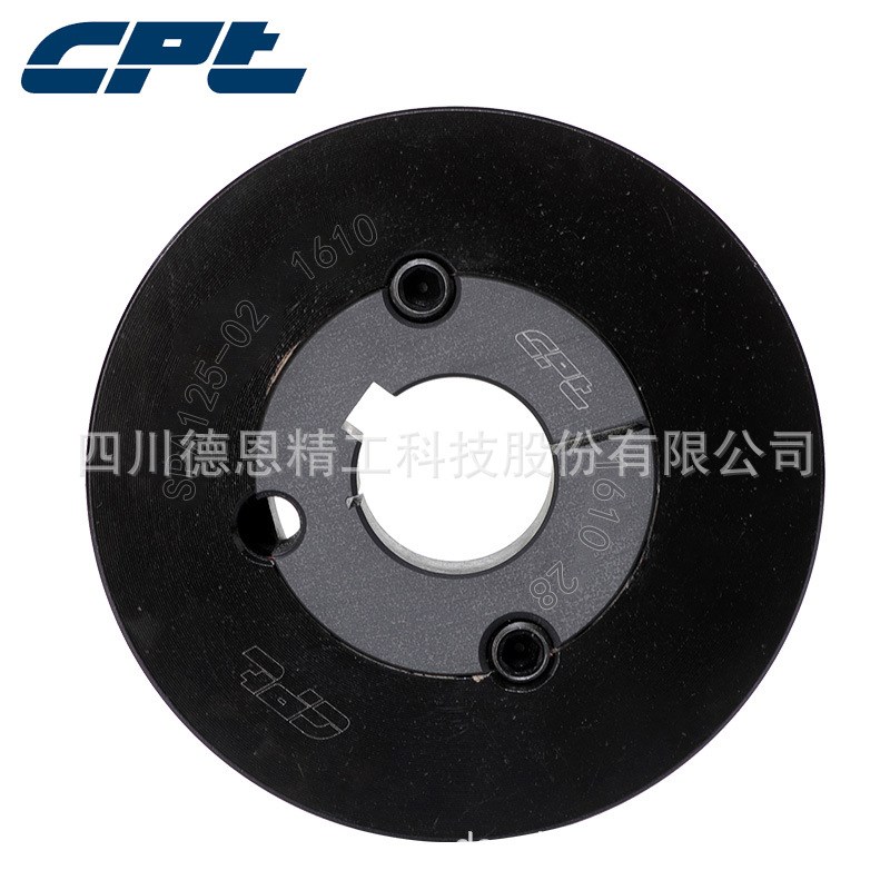 欧标铸铁柴油机皮带轮SPA125-02-1610节径125双槽