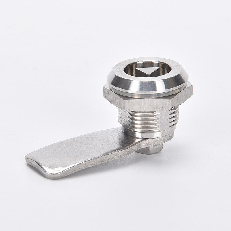 MS705-18内定位不锈钢转舌锁三角一字充电桩智能消防检测电气柜锁