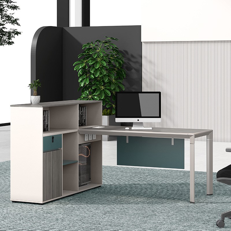 办公室财务桌两人桌椅组合屏风隔断卡座职员电脑桌椅办公桌双人位