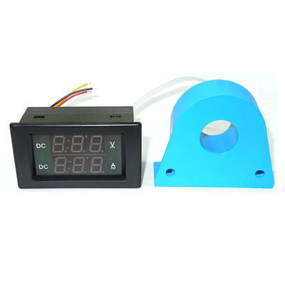 YB4835VA DC0-300V 直流数显电压电流表 数字 双显电压表电流表头