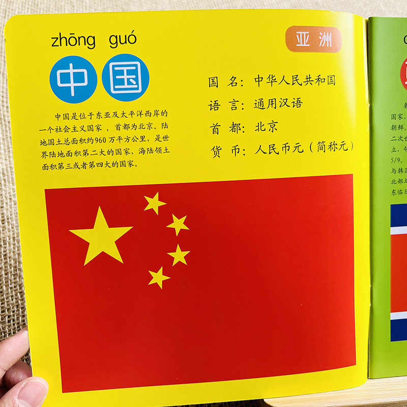 0-3岁幼儿早教启蒙大全认识国旗宝宝早教启蒙大卡认识国家国旗标志