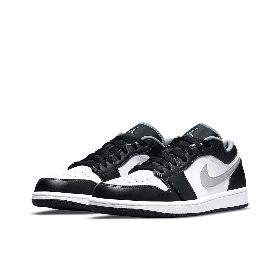 Jordan Air Jordan1影子经典休闲低帮篮球鞋男女黑白灰553558-040
