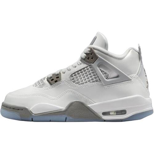 Jordan AJ4 Photon Dust Basketball Shoes Grey Blue Women