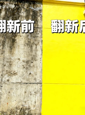 外墙专用防水防晒墙面乳胶漆白色自刷修复涂料室外防霉防潮墙漆