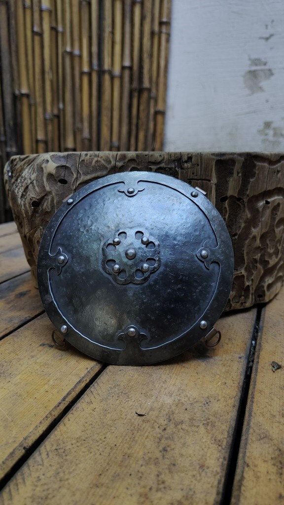手工锻打护心镜 盔甲护心镜 汉服甲胄配件
