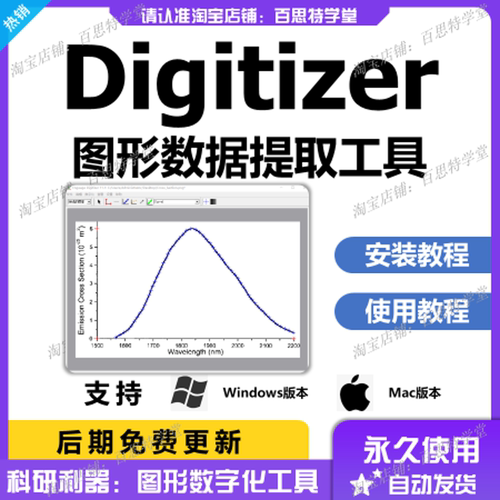 engauge-digitizer图形数字化软件图片取点getdata功能支持winmac