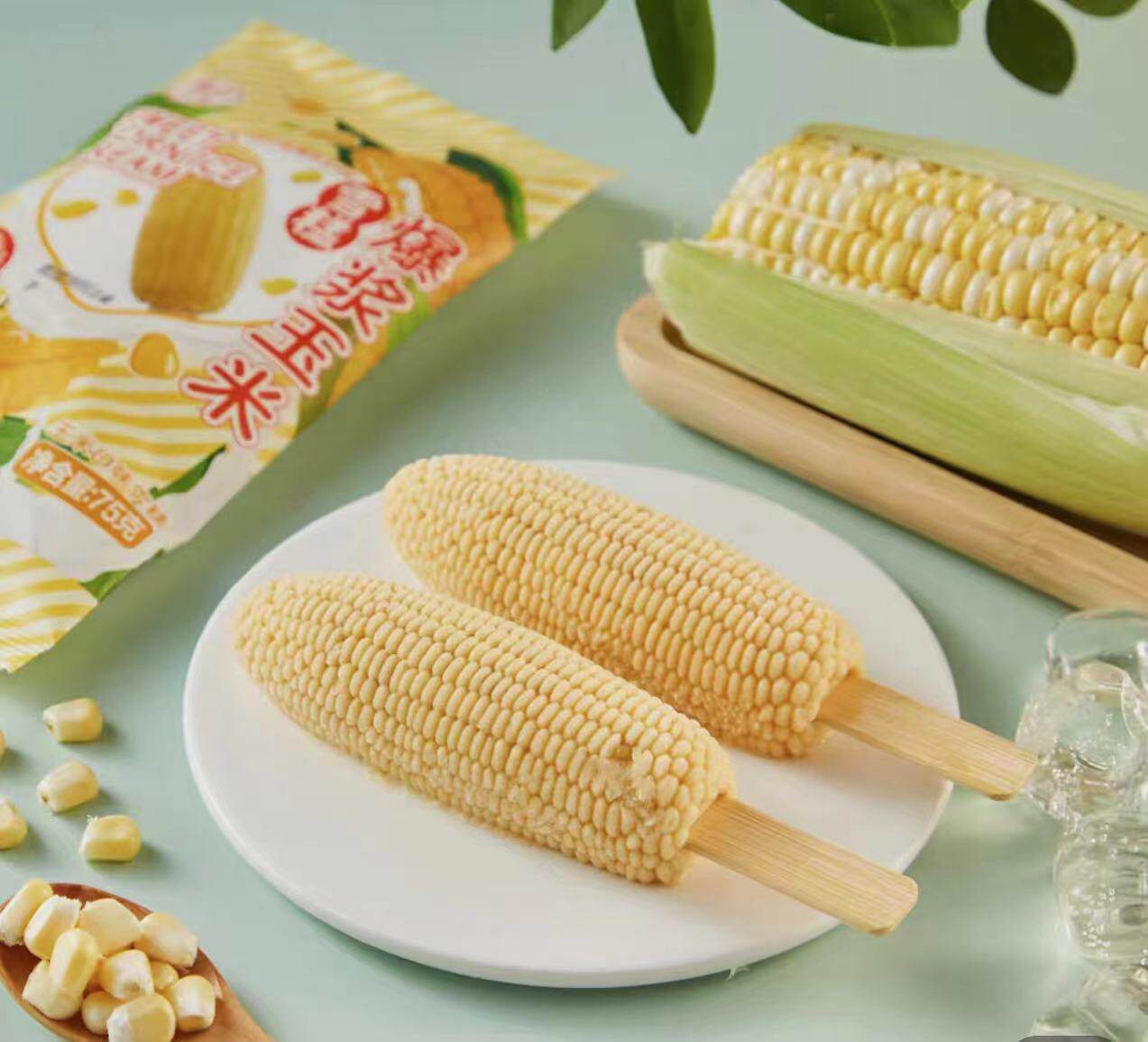 【顺丰包邮】盒马新品爆浆玉米牛奶网红冰淇淋棒冰雪糕冷饮75g