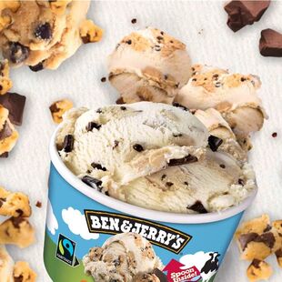 英国进口ben&jerry's本杰瑞冰淇淋巧克力布朗尼冰激凌曲奇冷饮72g