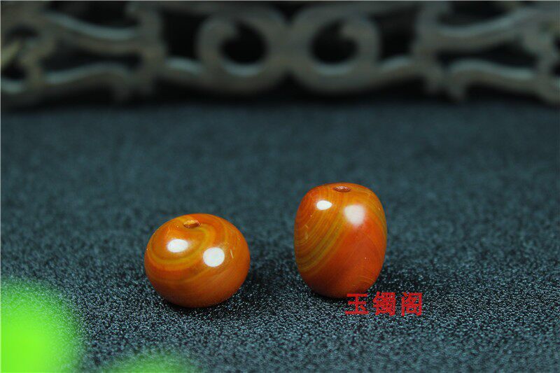 正品南红南红玛瑙配饰散珠南红玛瑙桶珠老型珠手工珠串配件