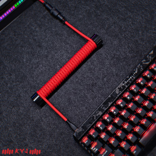 客制化8K航插线磁轴键盘数据线适用美加狮TITAN68MCHOSE迈从Ace60