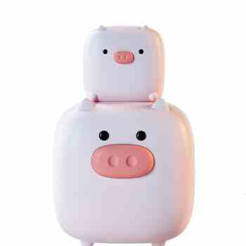 极速厂销促电子y闹钟静音学生用牀头智能夜光多功能W卡通时钟儿童