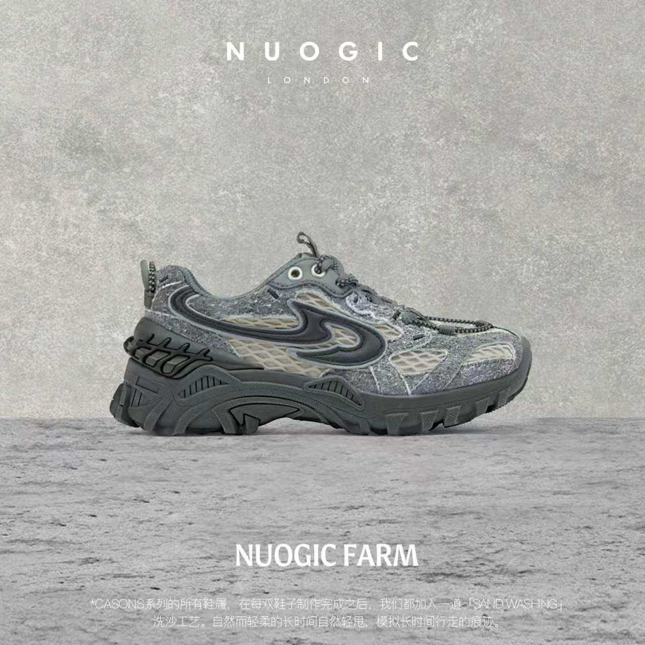 NUOGIC诺逻辑-CARSONS农场系列 女士春夏复古慢跑鞋 厚底老爹鞋