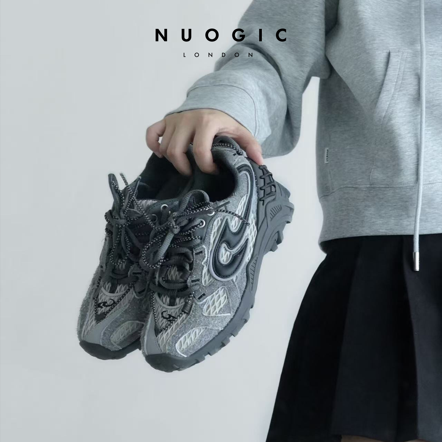 NUOGIC诺逻辑-CARSONS农场系列春夏女厚底增高休闲运动鞋老爹鞋