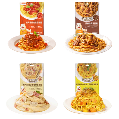 小熊驾到意面酱番茄肉酱包
