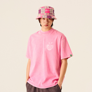 Melting Sadness【春季新品】Karoro举苹果洗水短袖T恤