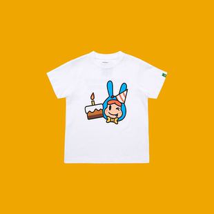 MTSS生日快乐系列Karoro蛋糕印花童装短袖T恤