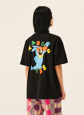 Melting Sadness【春季新品】25SS发泡印花短袖T恤手绘情侣穿搭