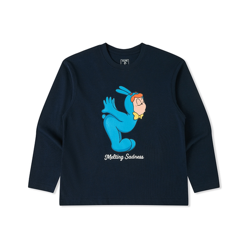 Melting SadnessMTSS Kiss Karoro印花童装长袖T恤26AW秋冬新品