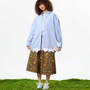 Melting Sadness MTSS双排纽扣贴布衬衫 2025年秋