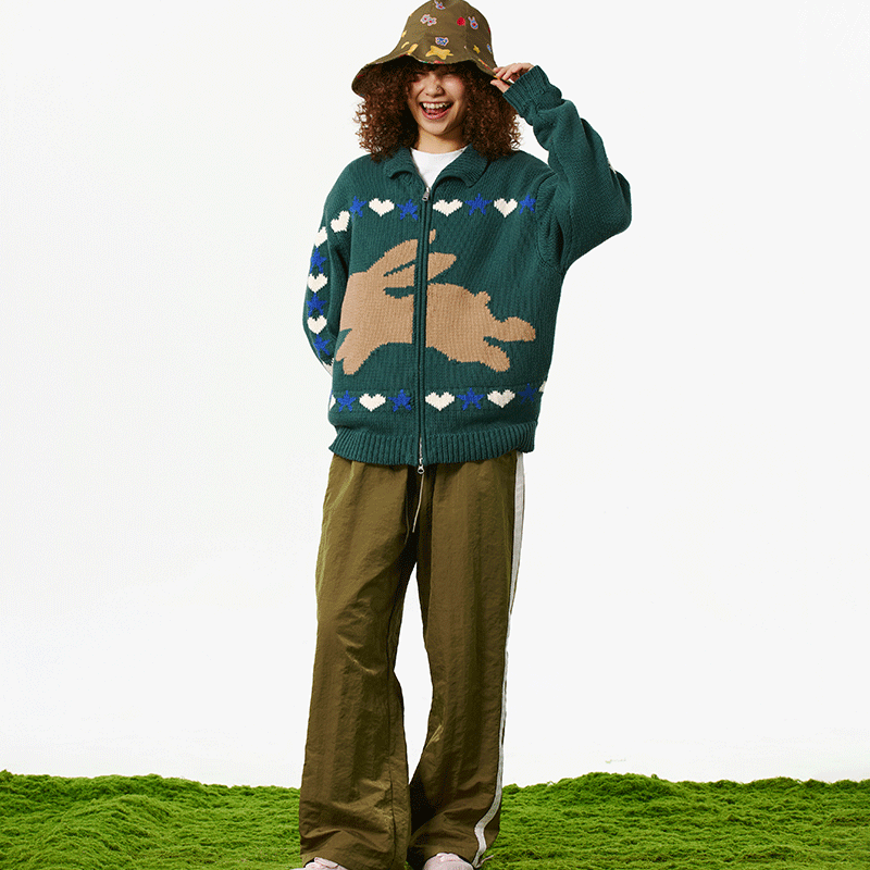 Melting Sadness MTSS粗棒提花重工毛线衫 2025年秋