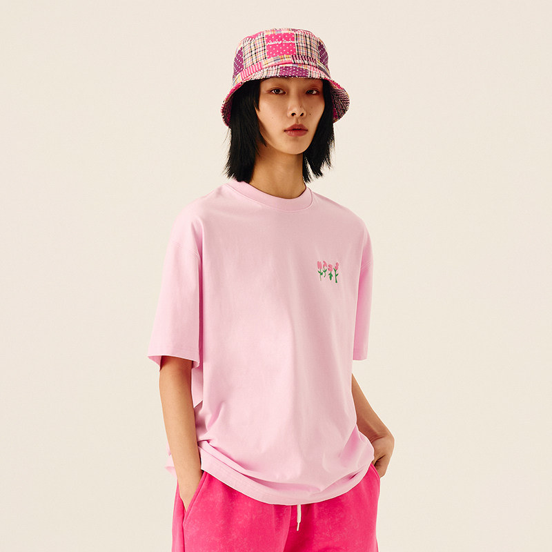 Melting Sadness【春季新品】花朵发泡短袖T恤