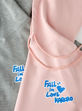 Melting Sadness Karoro&Flower 情人节限定连帽春季卫衣