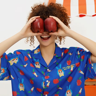 MTSS x ANB 100%FRESH KARORO印花滑爽短袖衬衫