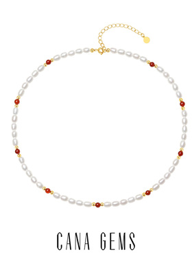 CANA GEMSPD0665 福运珠连项链  复古百搭款淡水珍珠项链