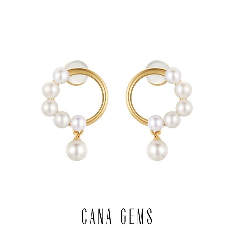 CANAGEMS淡水珍珠耳环