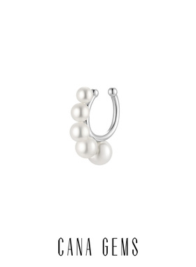 CANA GEMS PD0652 法式珍珠耳夹 （单只）女复古文艺气质百搭耳环