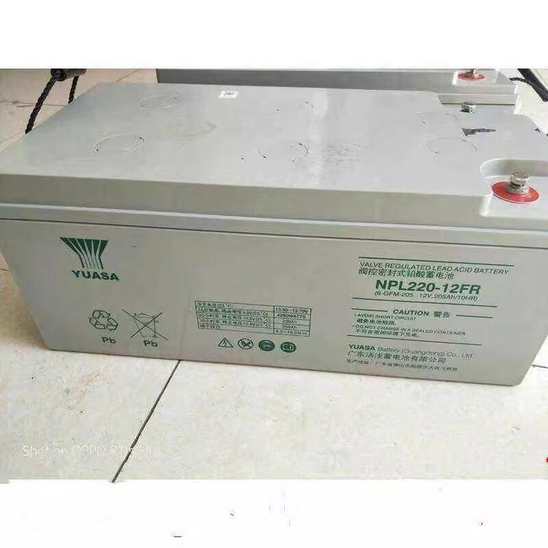 YUASA汤浅蓄电池NPL220-12消防主机直流屏 UPS电源用12V220AH电瓶