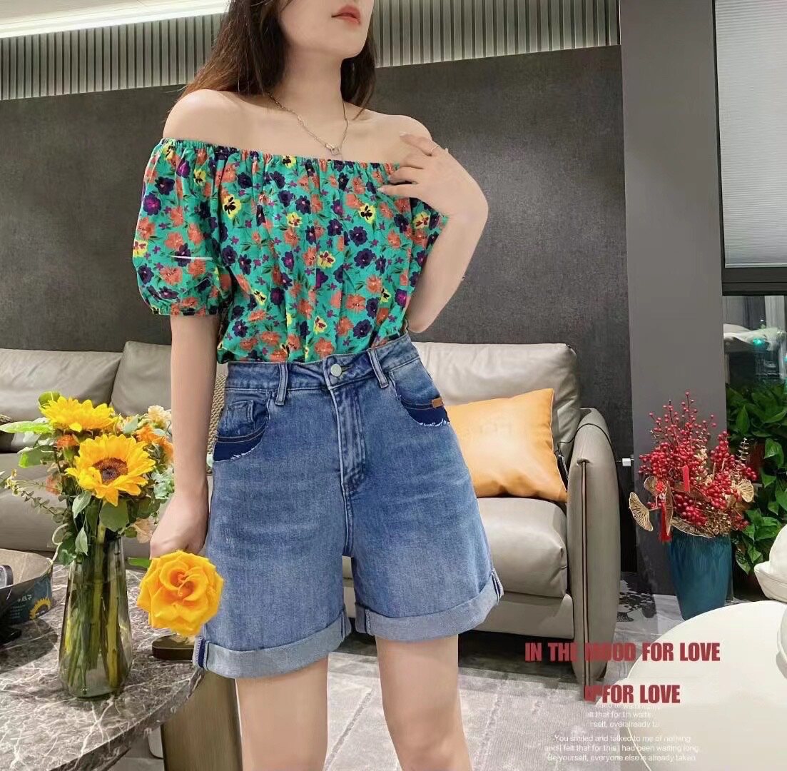 清凉潮流百搭显瘦五分裤夏季现货
