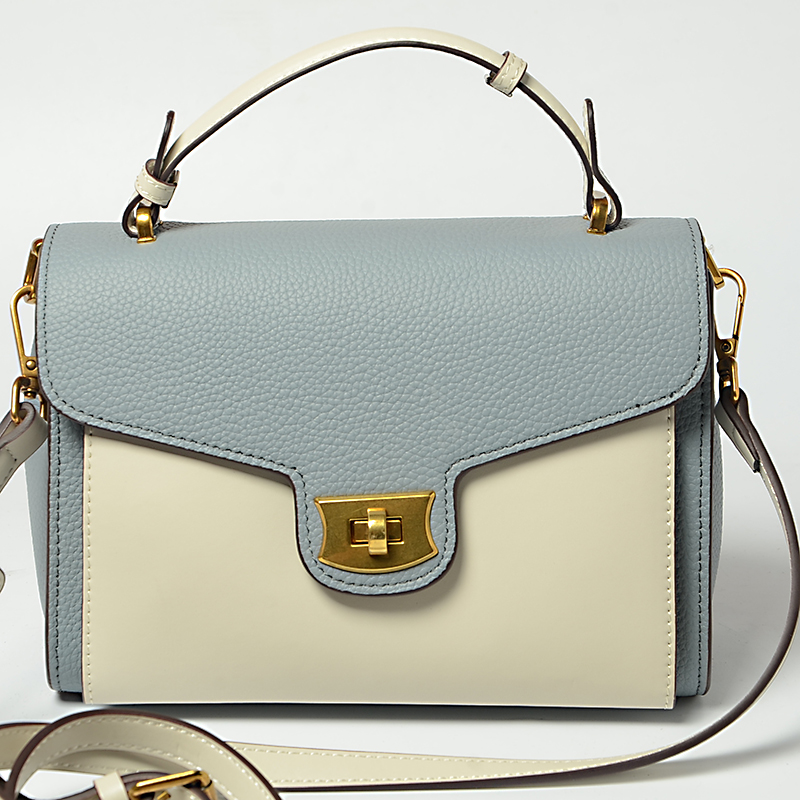 847牛皮包包时尚配饰女包单肩手提商务