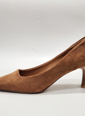 52198清版时尚高跟鞋2025新款女鞋子浅口通勤上班单鞋高跟鞋