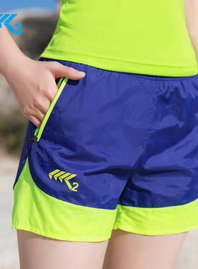 K2专业跑步训练三分裤健身男女款速干透气马拉松装备运动休闲短裤