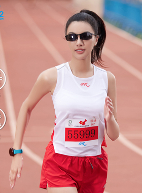 K2速干衣专业马拉松竞速比赛背心女无袖t恤上衣健身训练田径装备