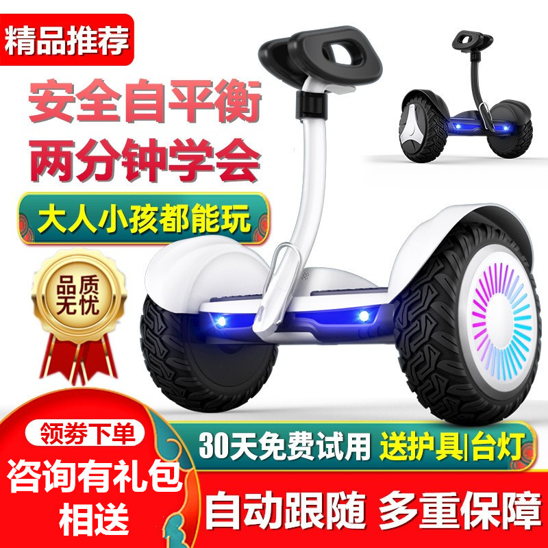 新款电动双轮儿童平行车