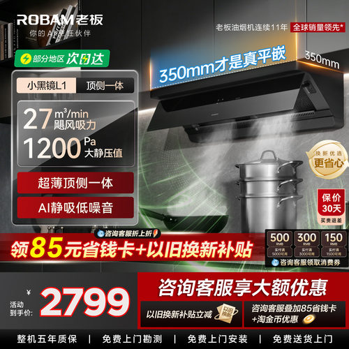 【小户型首选】老板小黑镜L1超薄