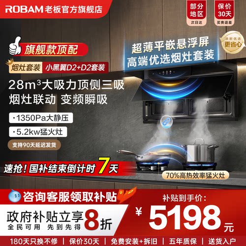 老板小黑翼D2顶侧28m³大吸力