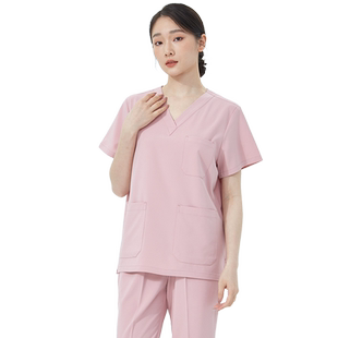 裕平鸟洗手衣医生工作服速干手术服短袖女手术室刷手衣隔离服透气