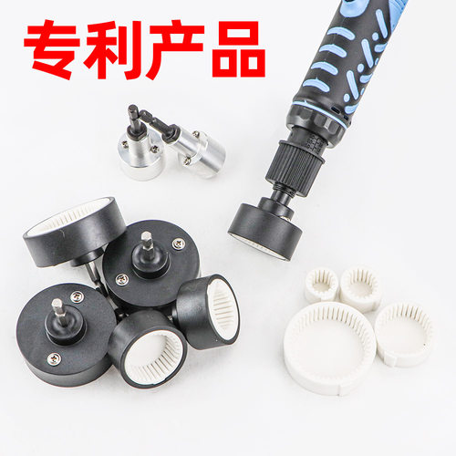 欧卖加新款瓶盖拧盖头带竖纹胶垫锁盖机旋盖器瓶盖8-50MM瓶盖