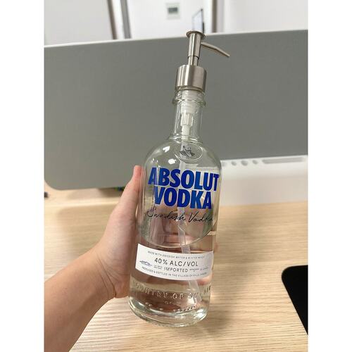 欧宴家居伏特加酒瓶按压泵酒鬼洗手液瓶喷头沐浴露按压器压头压嘴